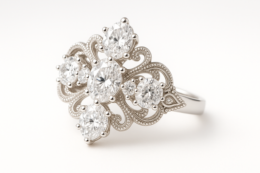 Women Zircon RING  Attractive Designer